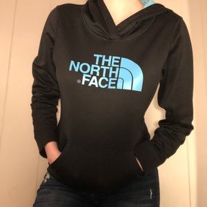 Black The North Face hoodie